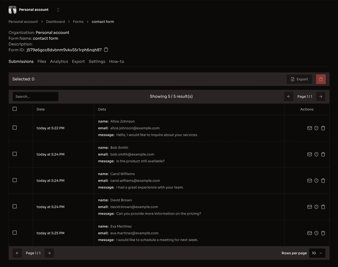 Formail.dev
